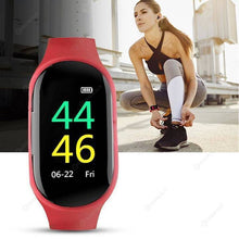 Load image into Gallery viewer, 2 In 1 Smart Watch with Bluetooth Earphone - AI Heart Rate Monitor Smart Wristband Long Time Standby Sport Watch