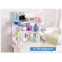 Load image into Gallery viewer, Adjustable Spice Rack - 2 Layers Kitchen Cabinet Cupboard Organizer Adjustable Kitchen Storage Shelf Spice Rack Countertop Organizer Cabinet Storage