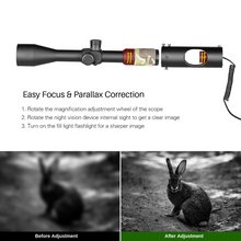 Load image into Gallery viewer, Clear Vision Scope - 850nm Infrared LED IR Night Vision Riflescope Hunting Scopes Optics Sight Waterproof Hunting Camera Hunting Wildlife Night Vision
