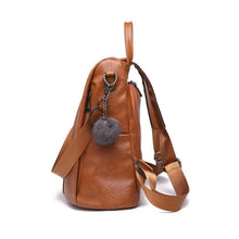 Load image into Gallery viewer, PREMIUM Premium Leather Three Way Anti-Thief Women&#39;s Backpack
